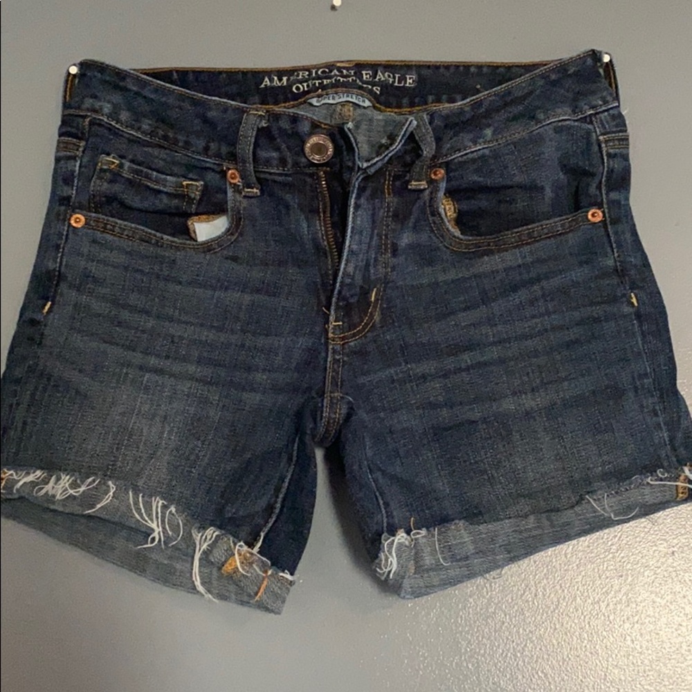 American eagle midi shorts